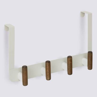 Patère, l. 35 cm, 4 crochets Cassie