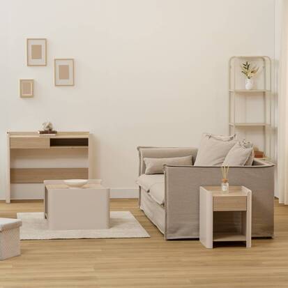 Table de chevet, 1 tiroir(s) Roundy