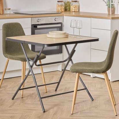 Table, 4 places, beige Flexy plus