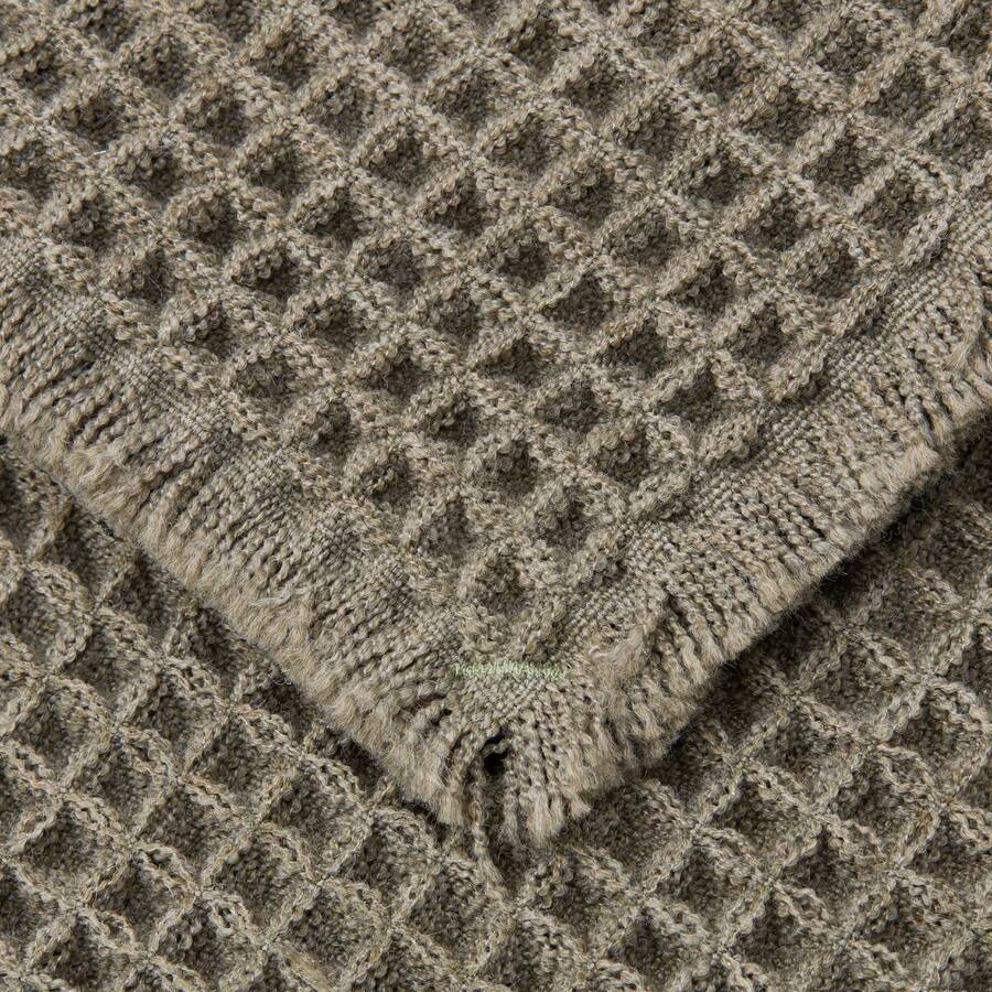 Tapis, 80x50 cm, vert Waffle