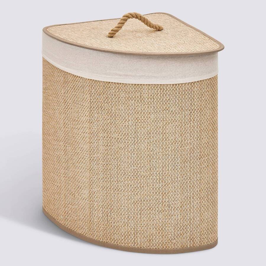 Panier à linge, 48 l, blanc Stemy