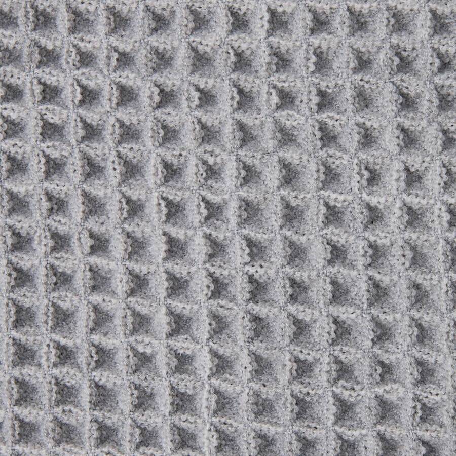 Tapis, 80x50 cm, gris Waffle