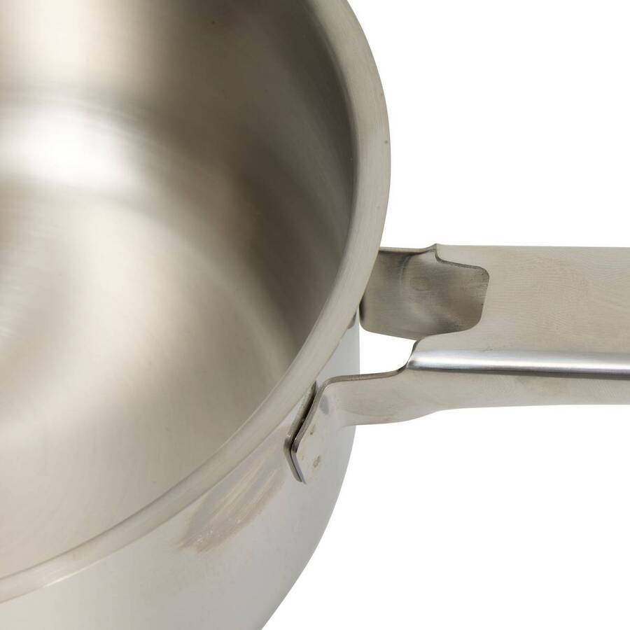 Lot de 2 casseroles, d.16/20 cm, inox 