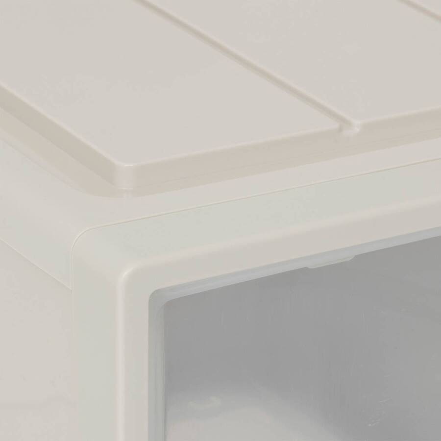 Tiroir en polystyrène choc, 30,5l, beige Tide'n stak