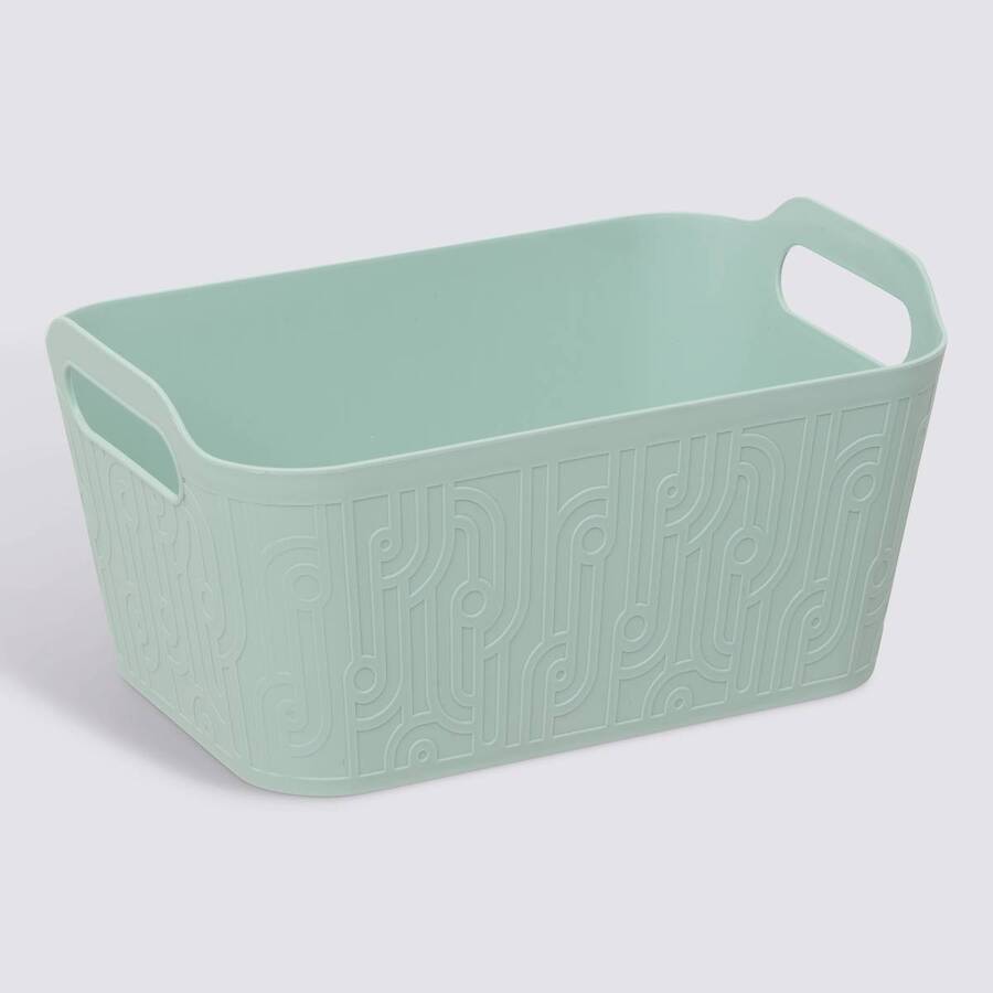 Panier en polypropylène, 4,5l, vert céladon Arche