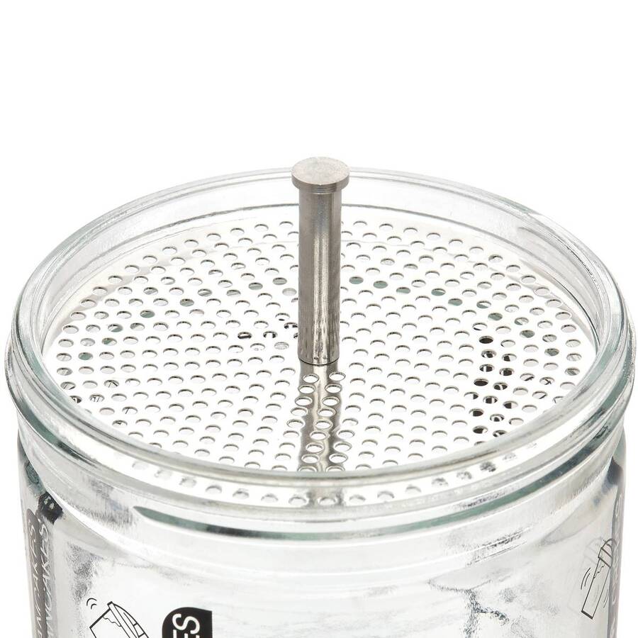 Shaker pour crêpes, 9,3x9,3x23 cm, transparent