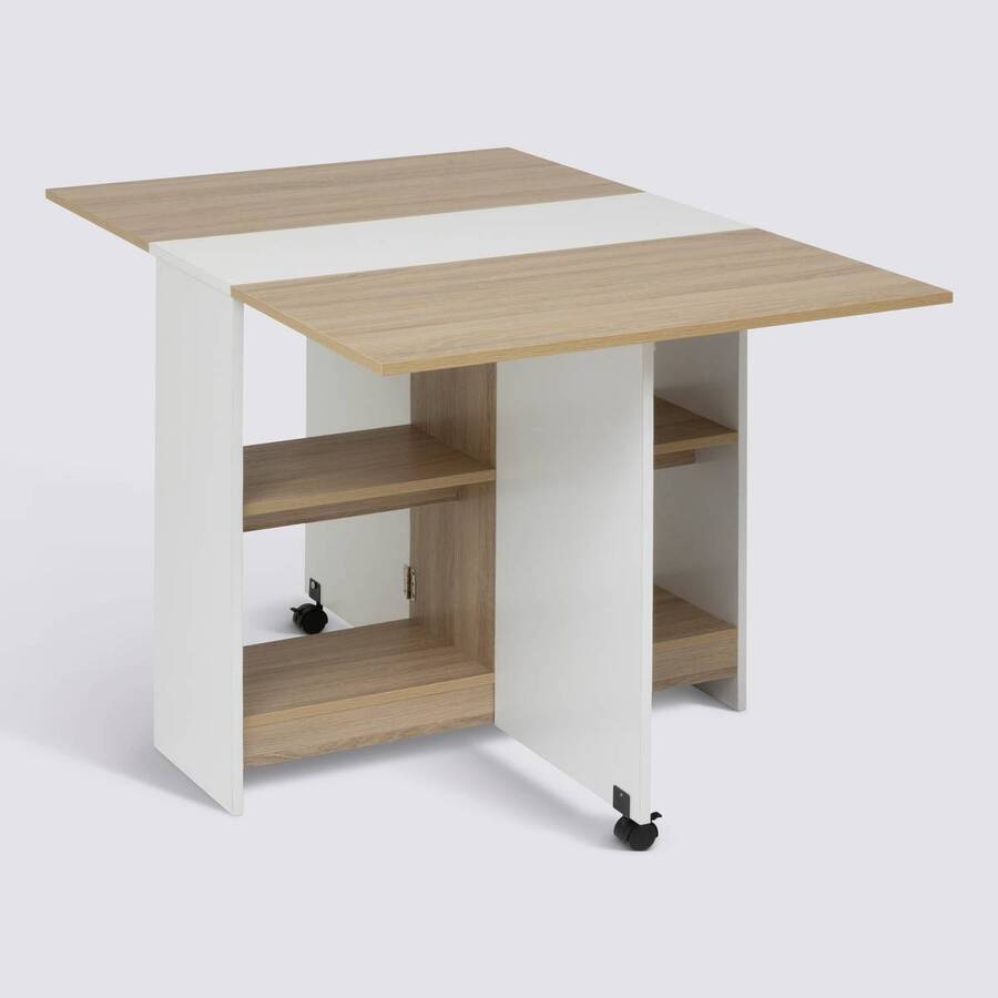 Table, 4 places, blanc Eat up