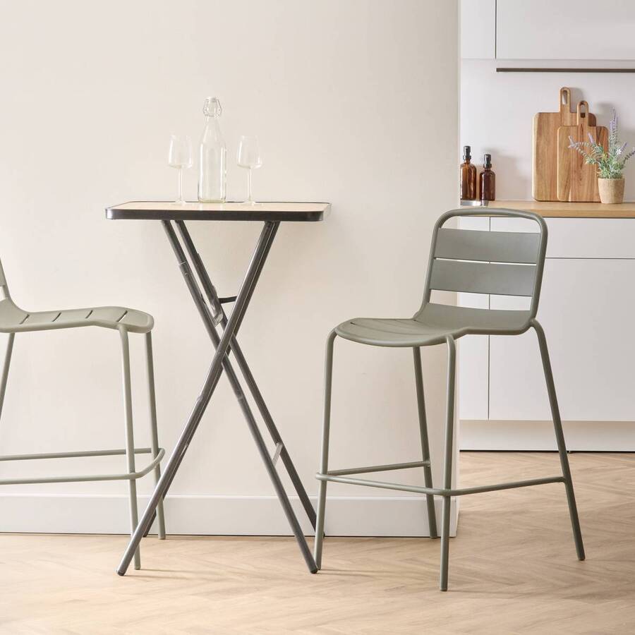 Table de bar, 50 places, beige Flexy plus