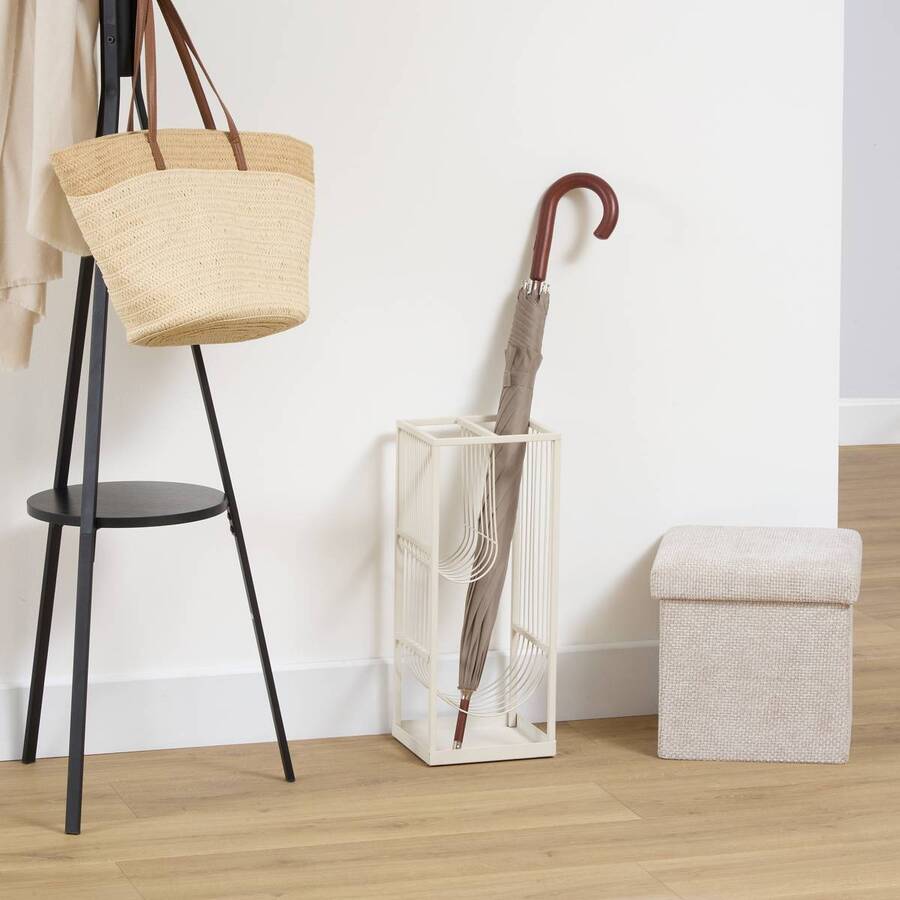 Porte-parapluie, 20x20x50 cm, beige Metty