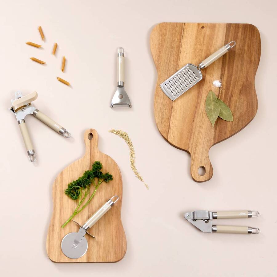 Presse ail 5,6x3,4x19,2 cm, beige Solstice