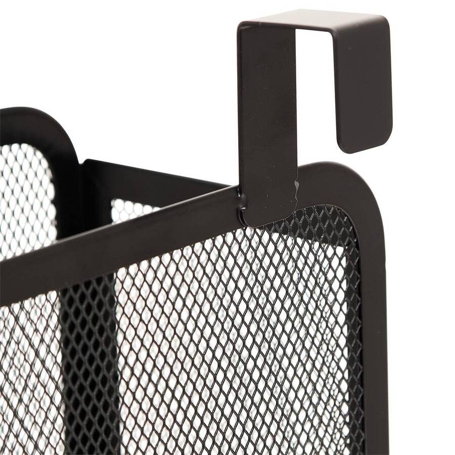 Etagère suspendue, 25,3x14x16,5 cm, noir Spacy