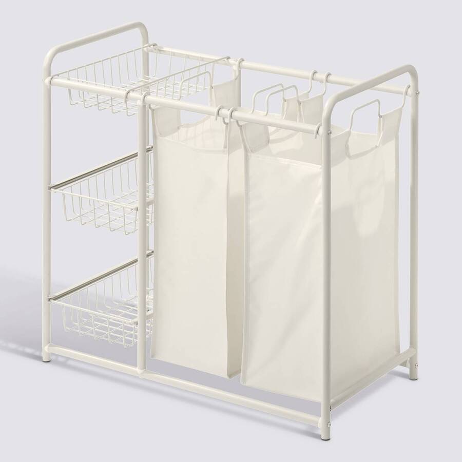 Panier à linge, blanc Linea