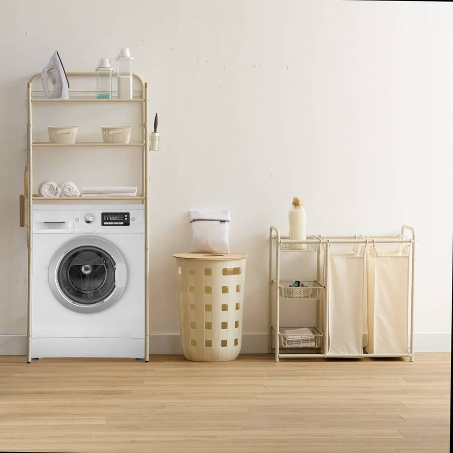 Panier à linge, blanc Linea