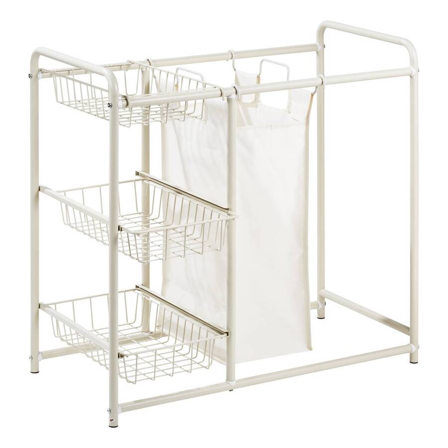 Panier à linge, blanc Linea