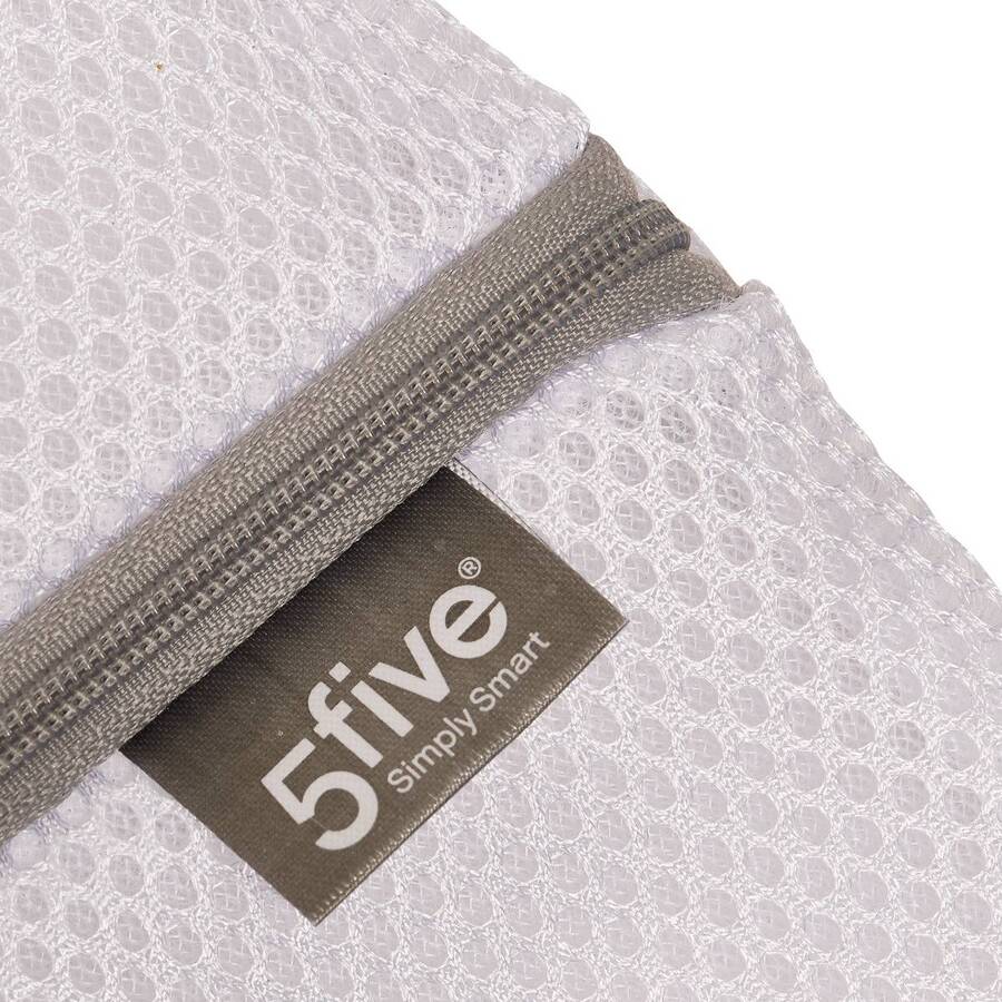 Lot de 3 filets à linges réutilisables, blanc 