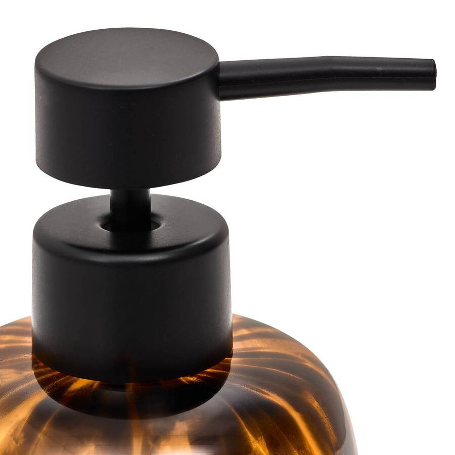 Distributeur à savon, 400 ml, marron Dotty
