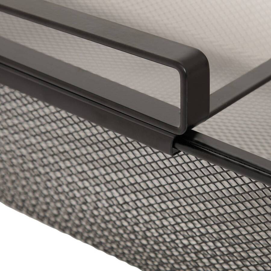 Etagère suspendue, 36,7x25x12,4 cm, noir Spacy