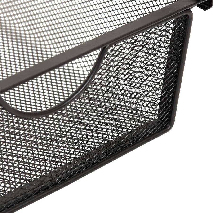 Etagère suspendue, 36,7x25x12,4 cm, noir Spacy