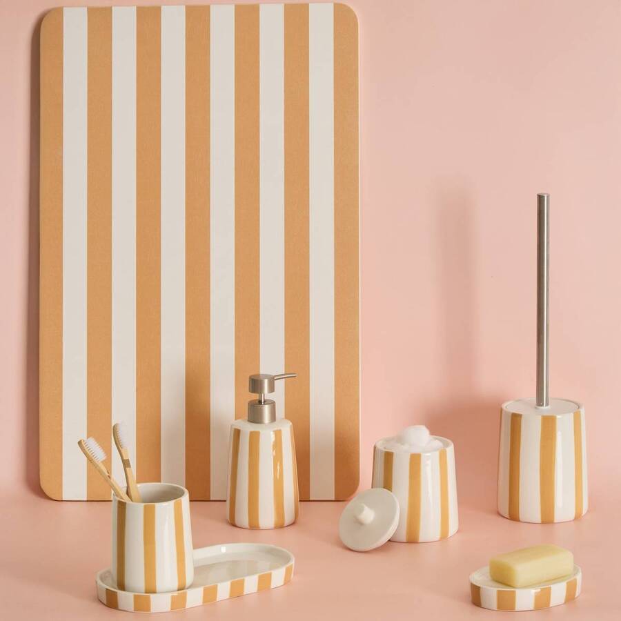 Plateau, 23,3x12,3x2 cm, jaune Strio