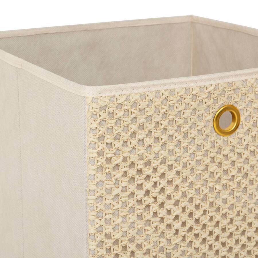 Boîte en carton, 31x31 cm, beige Mix'n modul