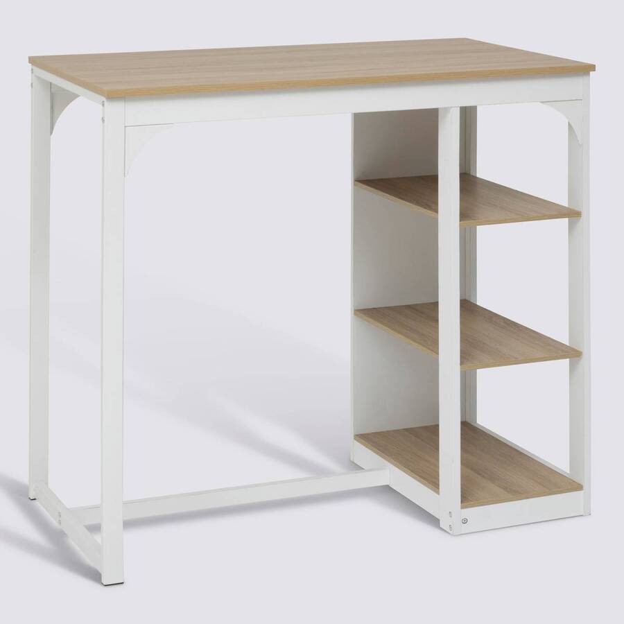 Table de bar, 2 places, blanc Eat up