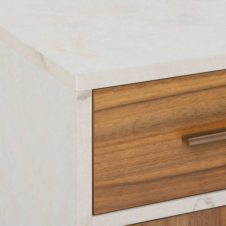 Meuble bas, 1 portes, 2 étagères Come