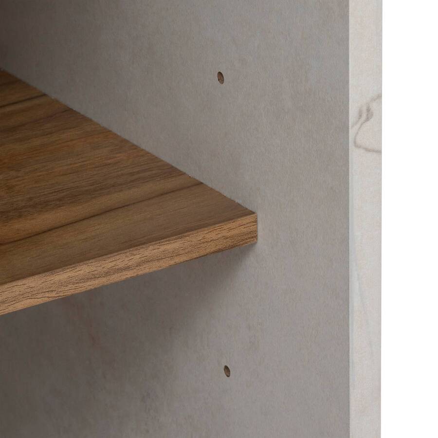 Meuble bas, 1 portes, 2 étagères Come