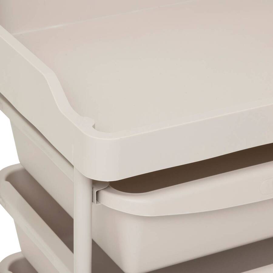 Tour, 40x34,5x82 cm, beige / vert Deskolor