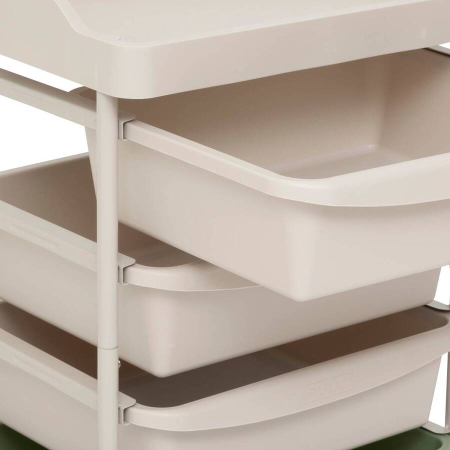 Tour, 40x34,5x82 cm, beige / vert Deskolor