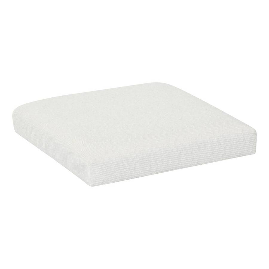 Pouf en mdf - panneau de fibres de bois, 31x31 cm, beige 