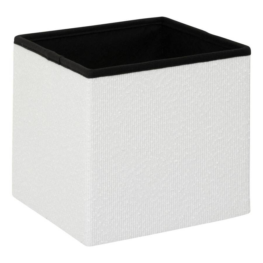 Pouf en mdf - panneau de fibres de bois, 31x31 cm, beige 