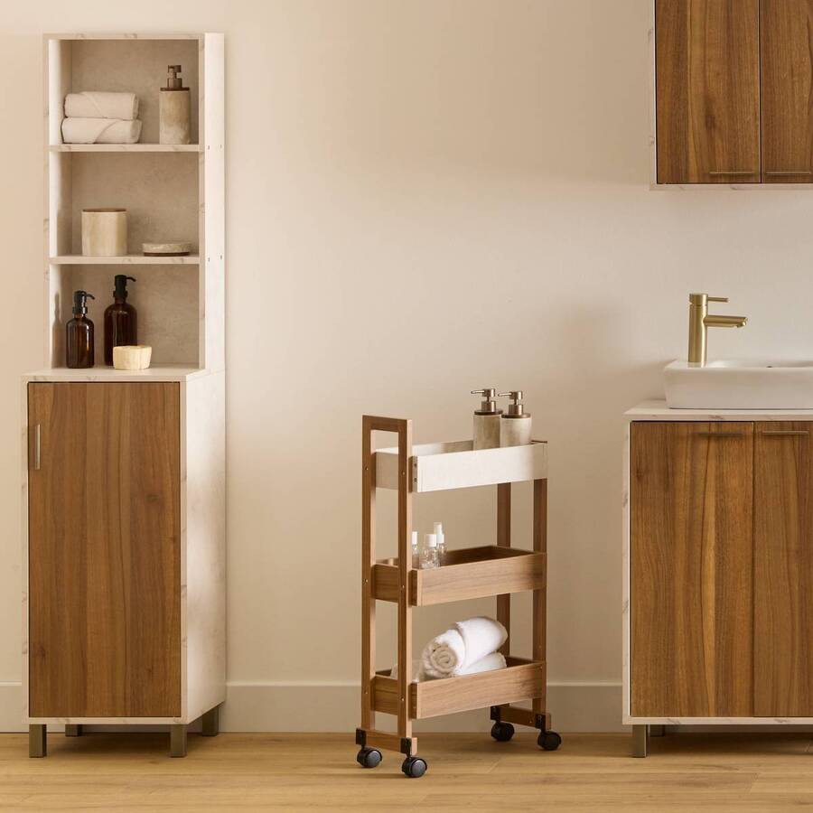 Desserte, 40x20x80 cm, marron Come