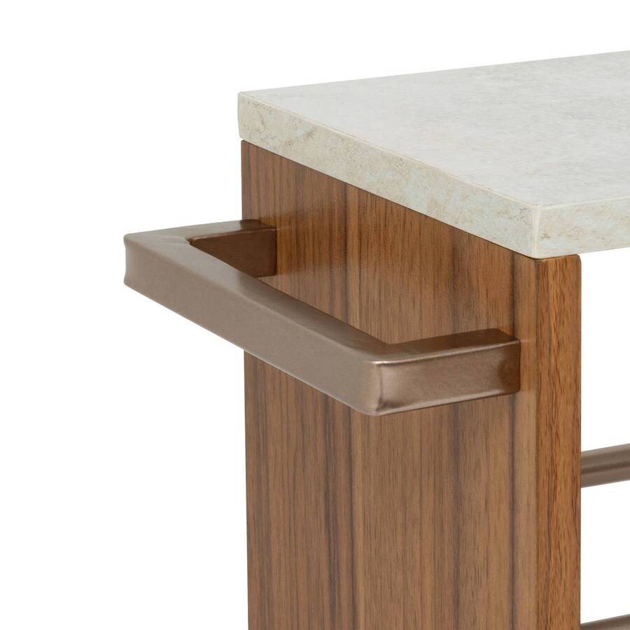 Desserte 49,6x15x78 cm, marron Come