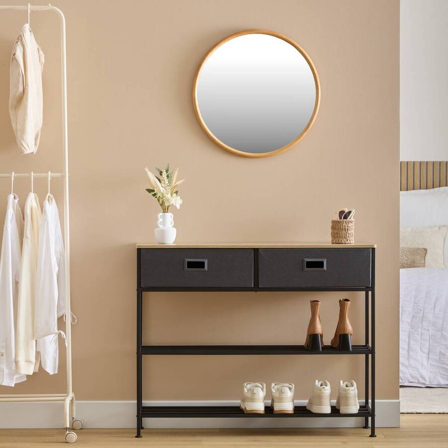 Console 2 tir gris fonce tissa Tissa