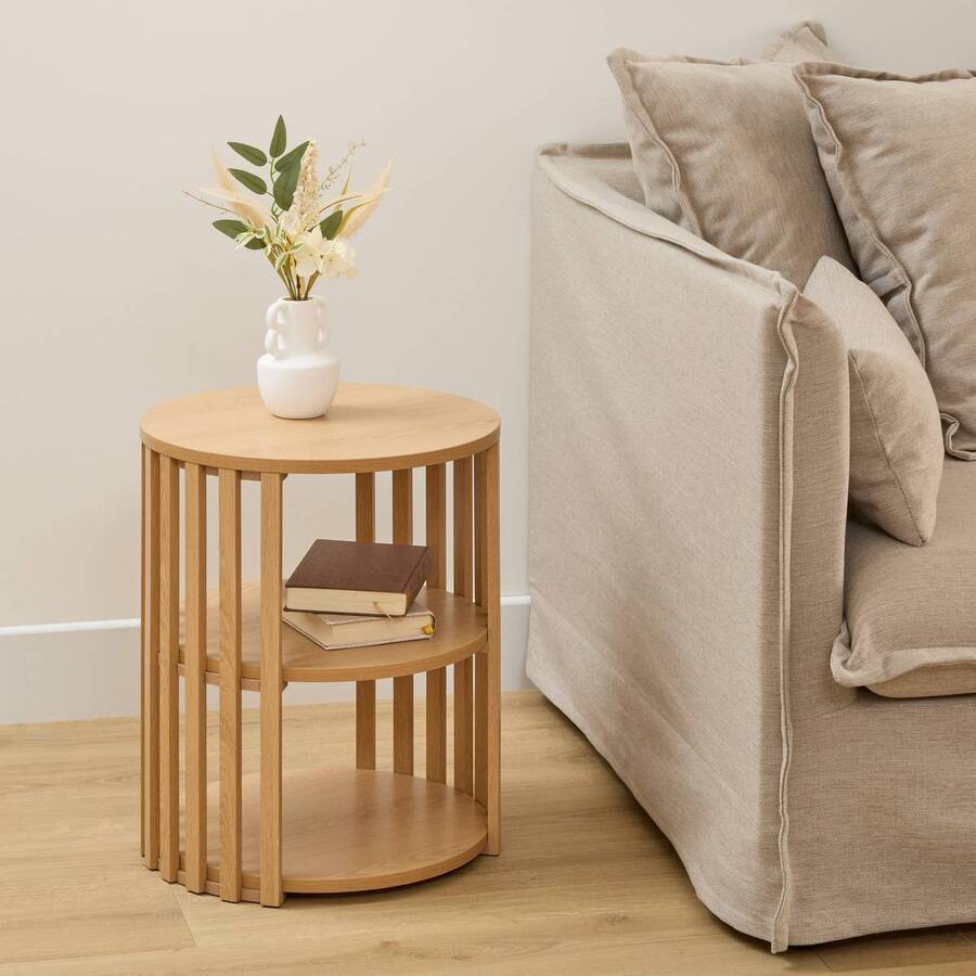 Table d'appoint cylindrique Slat