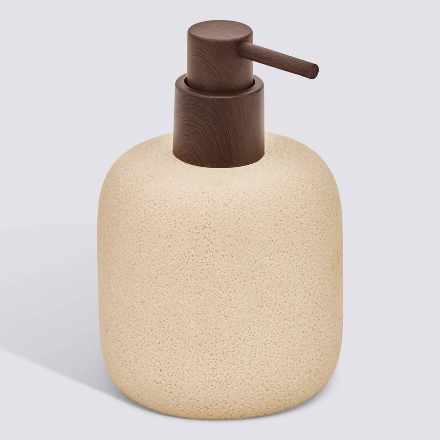 Distributeur à savon, 290 ml, beige Oleya