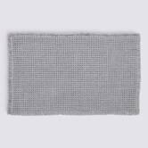 Tapis, 80x50 cm, gris Waffle