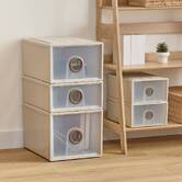 Tiroir en polystyrène choc, 30,5l, beige Tide'n stak