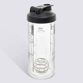 Shaker pour crêpes, 9,3x9,3x23 cm, transparent