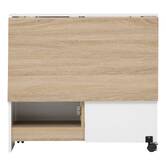 Table, 4 places, blanc Eat up