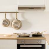 Poêle inox et aluminium, d.28 cm Solstice