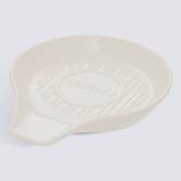 Repose cuillère 15x2x12 cm, blanc