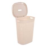 Corbeille à linge, 40 l, beige Leaf
