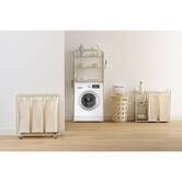 Lot de 3 filets à linges réutilisables, blanc 