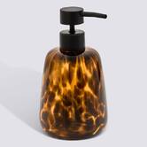 Distributeur à savon, 400 ml, marron Dotty