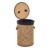 Panier à linge, 48 l, noir Stemy