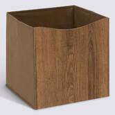 Boîte en mdf - panneau de fibres de bois, 31x31 cm, marron