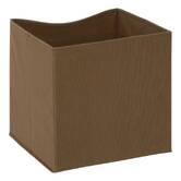 Boîte en mdf - panneau de fibres de bois, 31x31 cm, marron