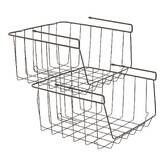 Etagère suspendue, 32x30x18,6 cm, noir Spacy