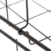 Etagère suspendue, 32x30x18,6 cm, noir Spacy